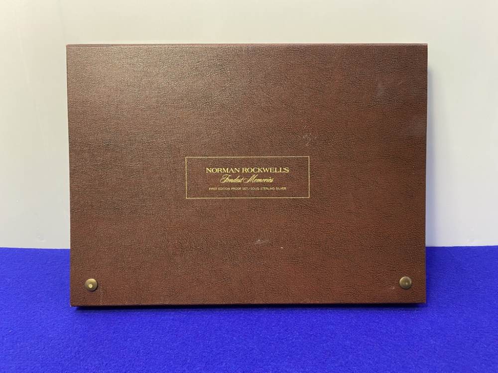 *SILVER* Norman Rockwells -Fondest Memories- 1st Edition *32 Troy Ounces*-img-3