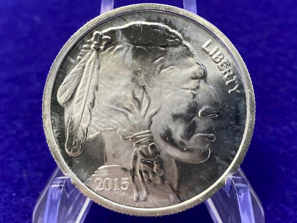 (20) Buffalo Indian Head "1oz SILVER Rnds" *Roll of 20* TWENTY TROY OUNCES-img-4