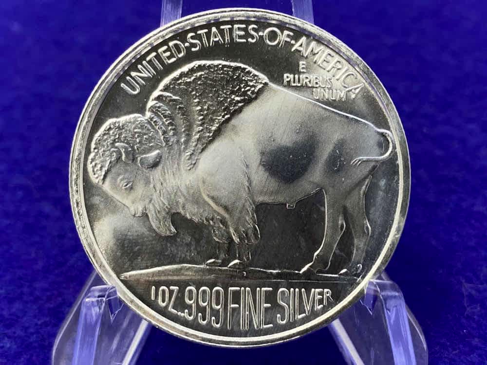 (20) Buffalo Indian Head "1oz SILVER Rnds" *Roll of 20* TWENTY TROY OUNCES-img-5