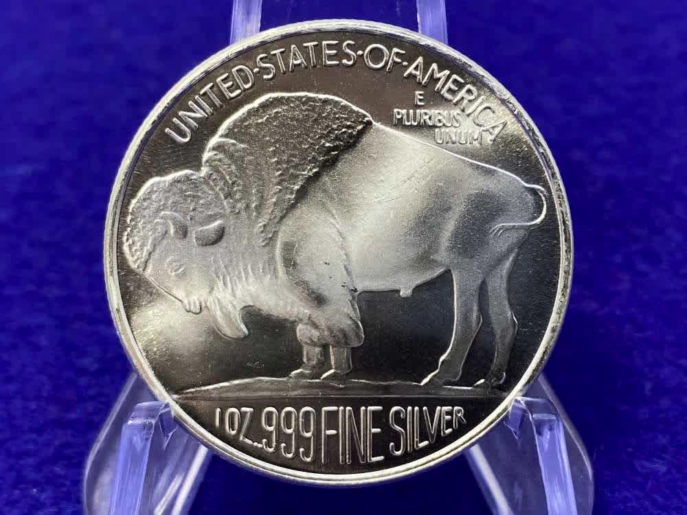(20) Buffalo Indian Head "1oz SILVER Rnds" *Roll of 20* TWENTY TROY OUNCES-img-7