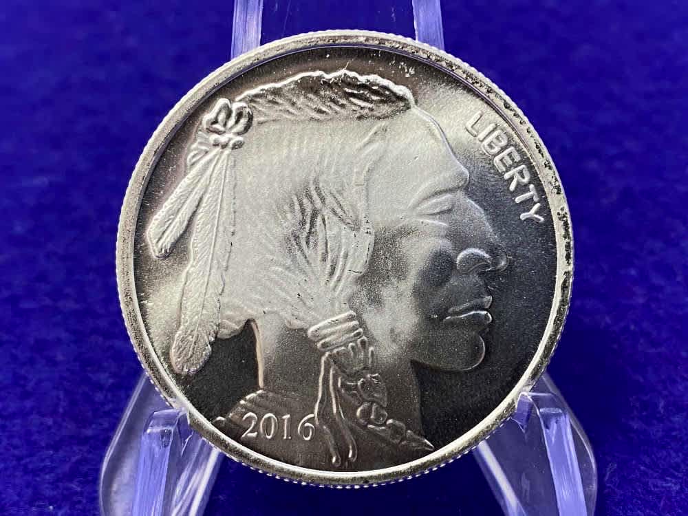 (20) Buffalo Indian Head "1oz SILVER Rnds" *Roll of 20* TWENTY TROY OUNCES-img-6
