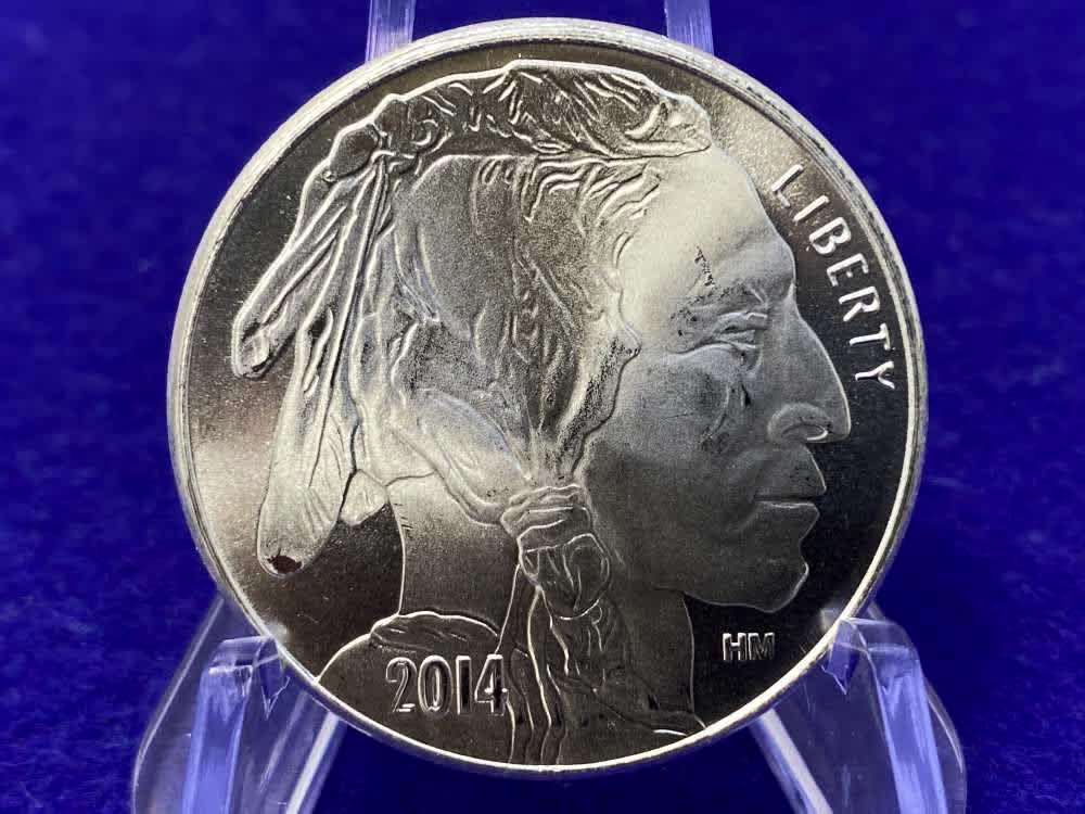 (20) Buffalo Indian Head "1oz SILVER Rnds" *Roll of 20* TWENTY TROY OUNCES-img-4