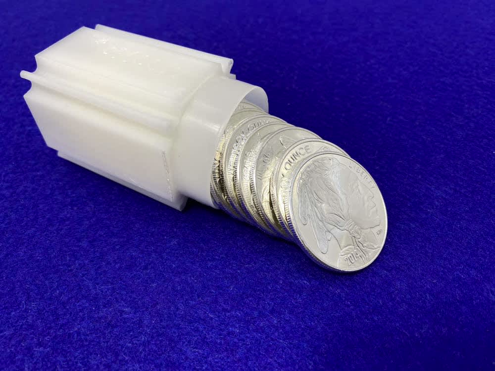 (20) Buffalo Indian Head "1oz SILVER Rnds" *Roll of 20* TWENTY TROY OUNCES-img-0