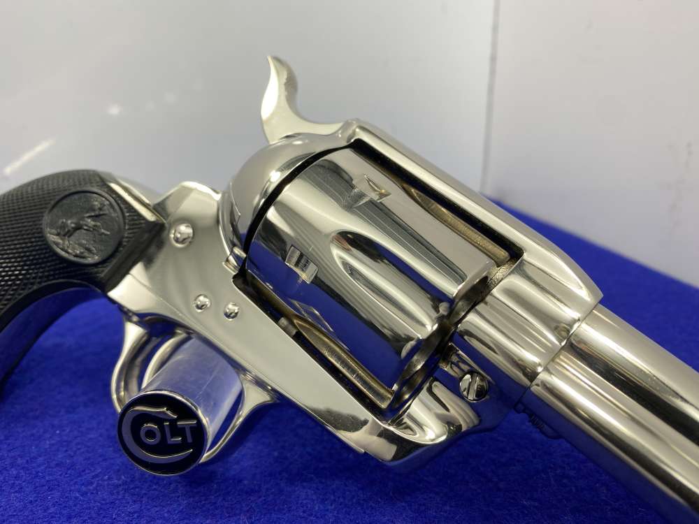 1998 Colt Single Action Army .45 Nickel 3.5" *NEW IN BOX EXAMPLE* Pristine-img-24