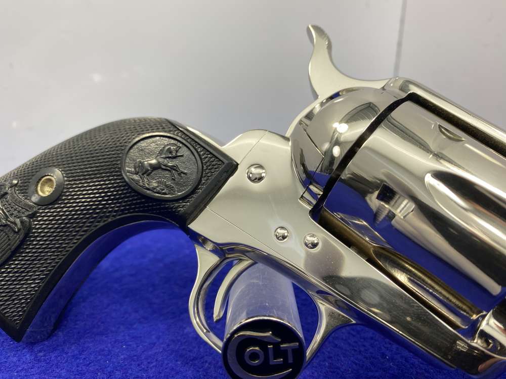 1998 Colt Single Action Army .45 Nickel 3.5" *NEW IN BOX EXAMPLE* Pristine-img-20