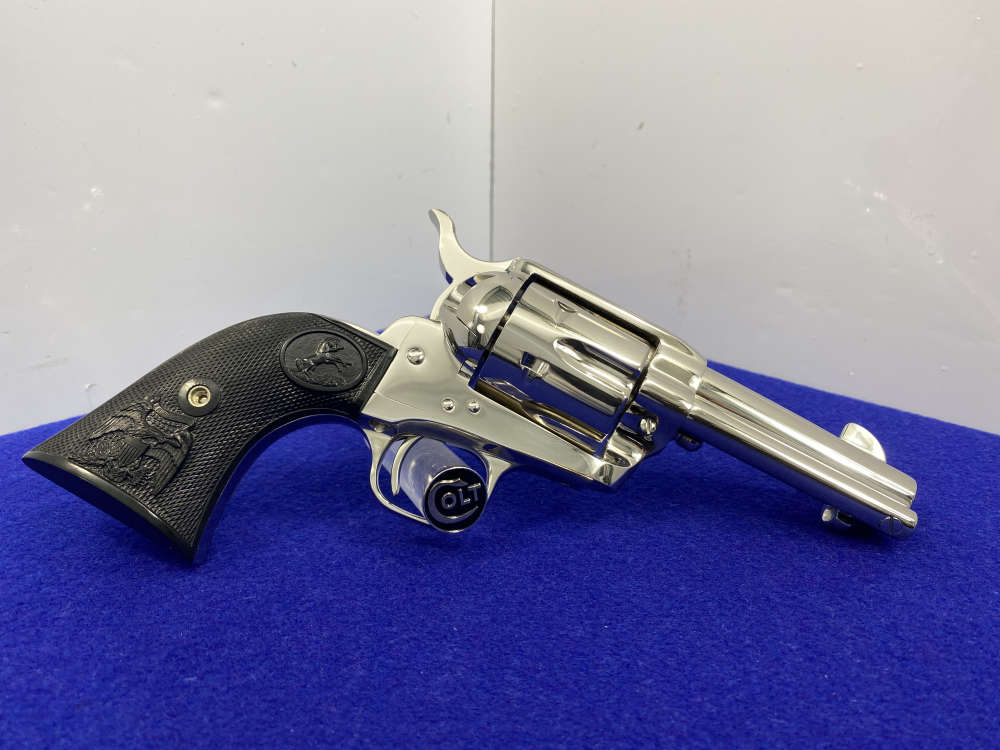 1998 Colt Single Action Army .45 Nickel 3.5" *NEW IN BOX EXAMPLE* Pristine-img-17