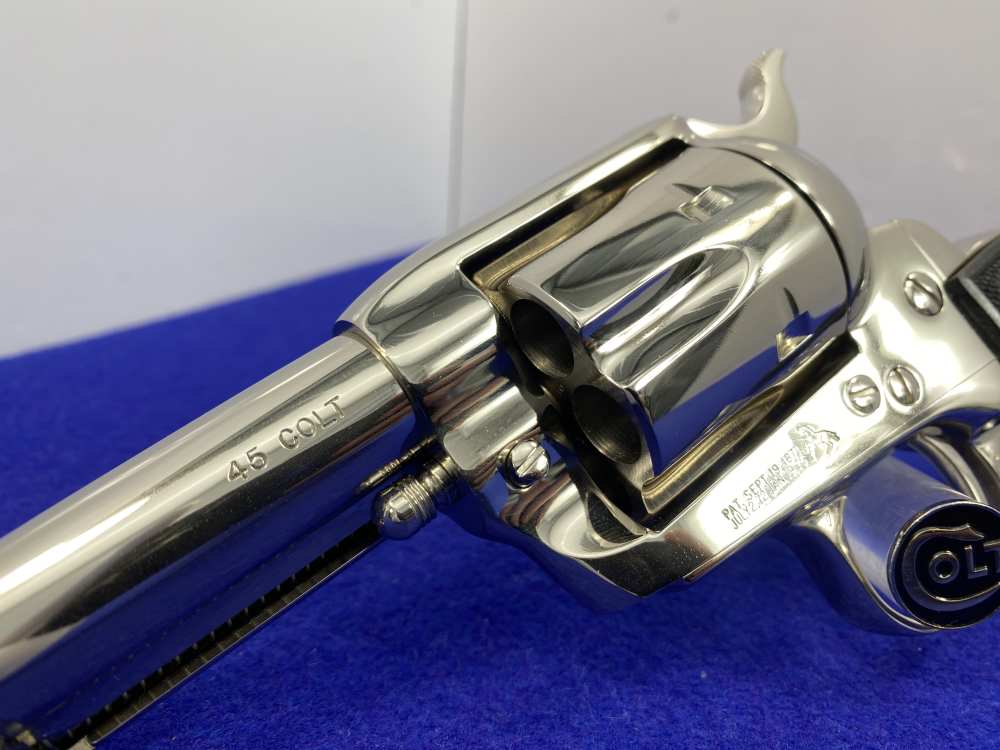 1998 Colt Single Action Army .45 Nickel 3.5" *NEW IN BOX EXAMPLE* Pristine-img-11