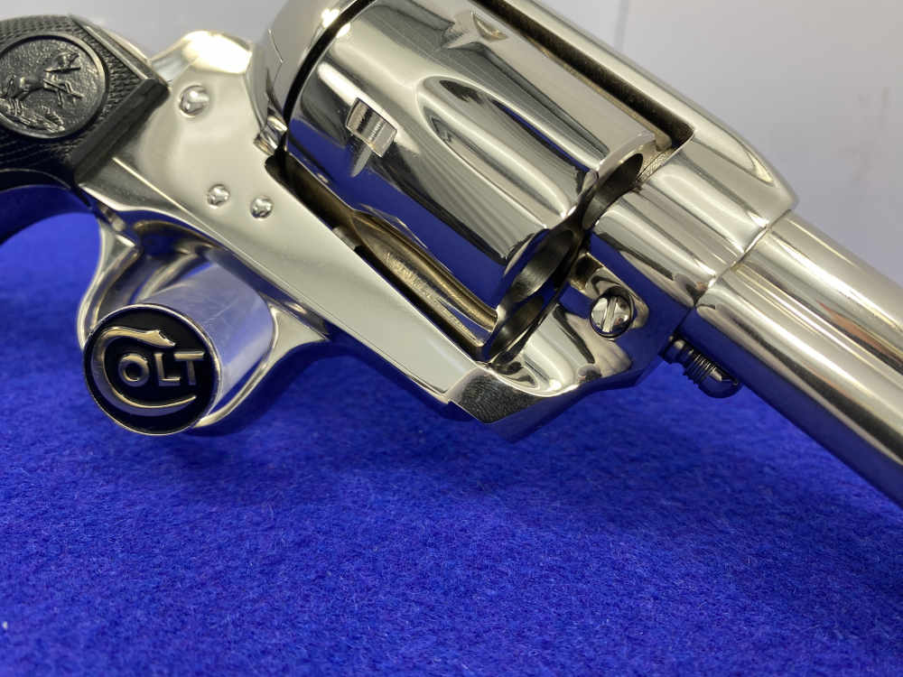 1998 Colt Single Action Army .45 Nickel 3.5" *NEW IN BOX EXAMPLE* Pristine-img-21