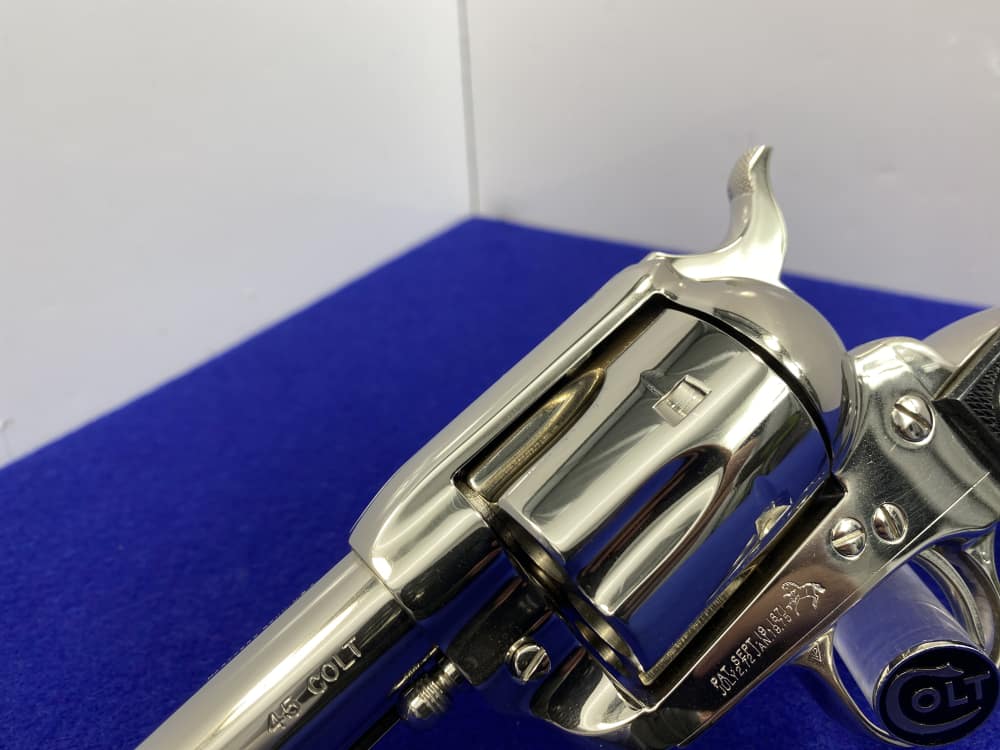 1998 Colt Single Action Army .45 Nickel 3.5" *NEW IN BOX EXAMPLE* Pristine-img-12