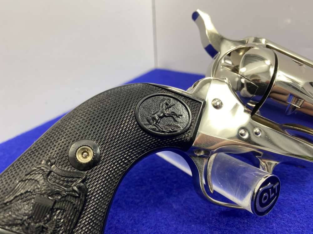 1998 Colt Single Action Army .45 Nickel 3.5" *NEW IN BOX EXAMPLE* Pristine-img-19