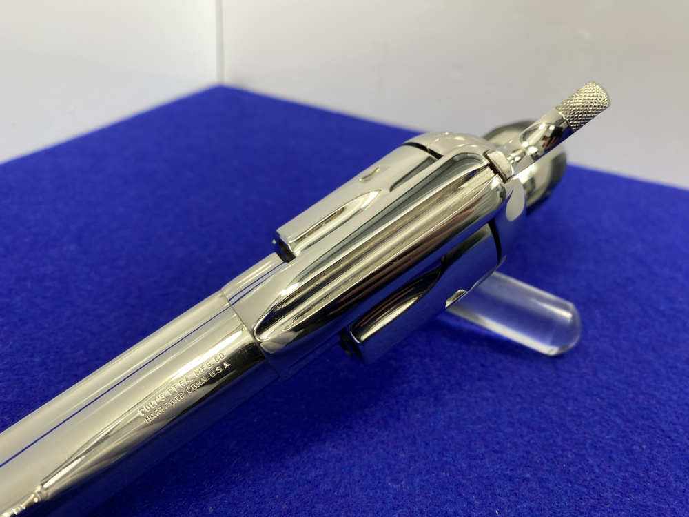 1998 Colt Single Action Army .45 Nickel 3.5" *NEW IN BOX EXAMPLE* Pristine-img-32