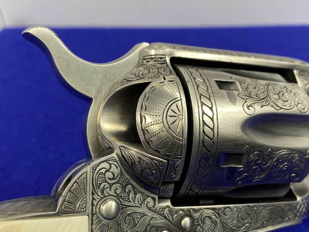 Colt Single Action Army .45 Colt -JERRY HARPER MASTER HAND FLORAL ENGRAVED--img-37