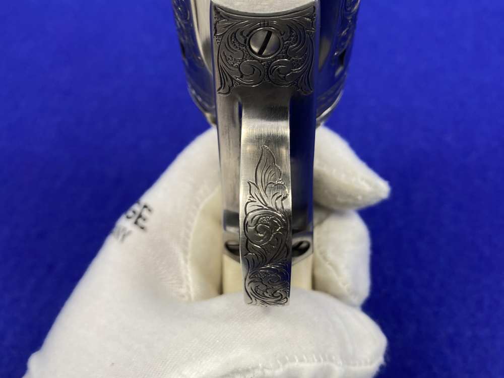 Colt Single Action Army .45 Colt -JERRY HARPER MASTER HAND FLORAL ENGRAVED--img-57
