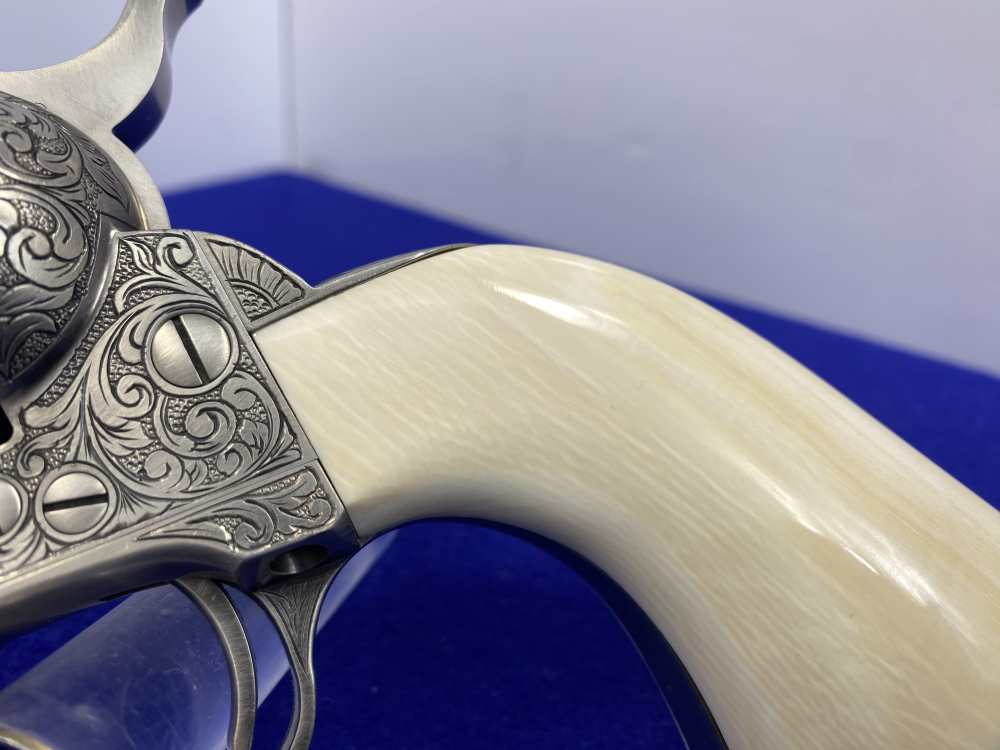 Colt Single Action Army .45 Colt -JERRY HARPER MASTER HAND FLORAL ENGRAVED--img-10