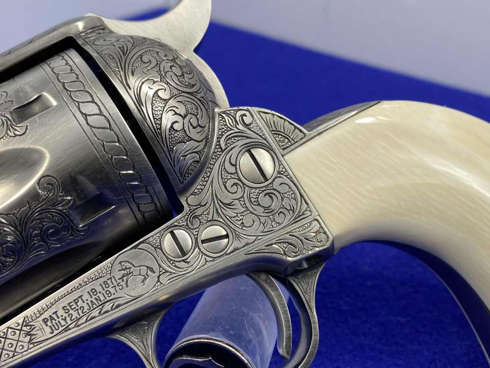 Colt Single Action Army .45 Colt -JERRY HARPER MASTER HAND FLORAL ENGRAVED--img-11