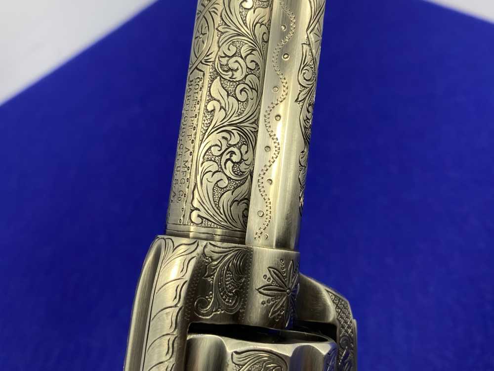 Colt Single Action Army .45 Colt -JERRY HARPER MASTER HAND FLORAL ENGRAVED--img-76