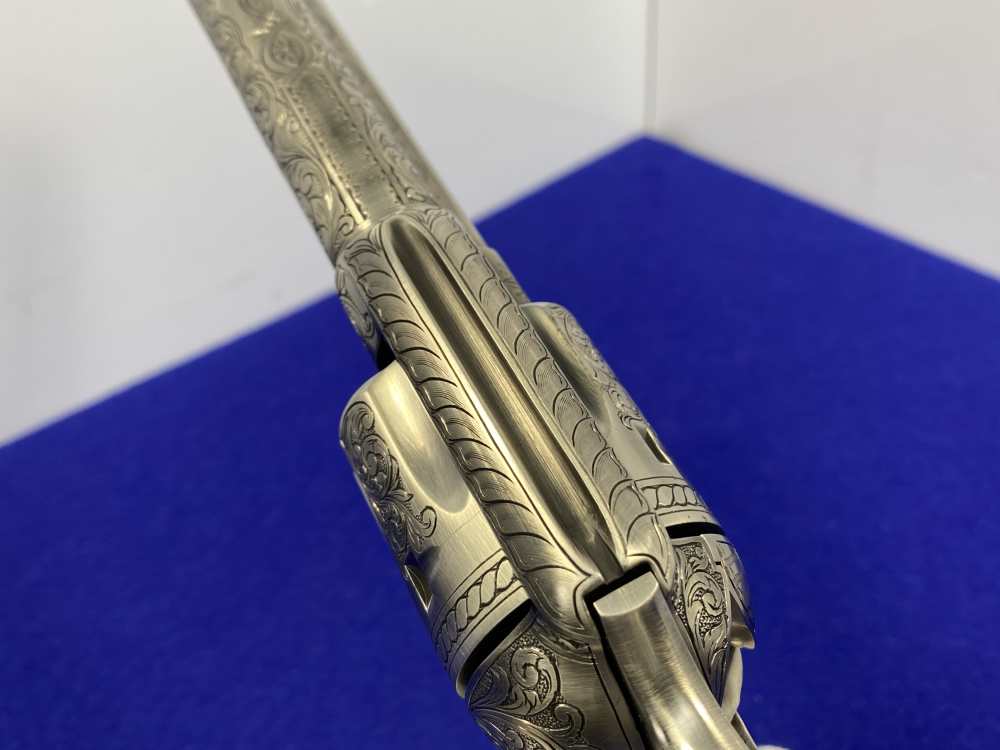 Colt Single Action Army .45 Colt -JERRY HARPER MASTER HAND FLORAL ENGRAVED--img-69