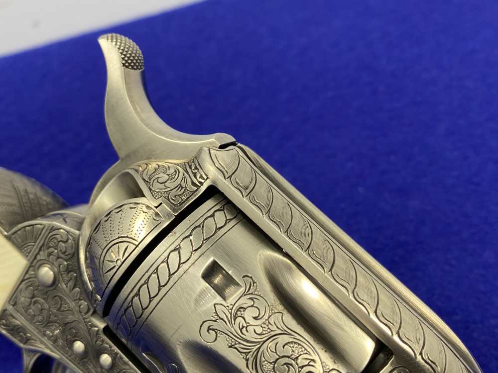 Colt Single Action Army .45 Colt -JERRY HARPER MASTER HAND FLORAL ENGRAVED--img-35