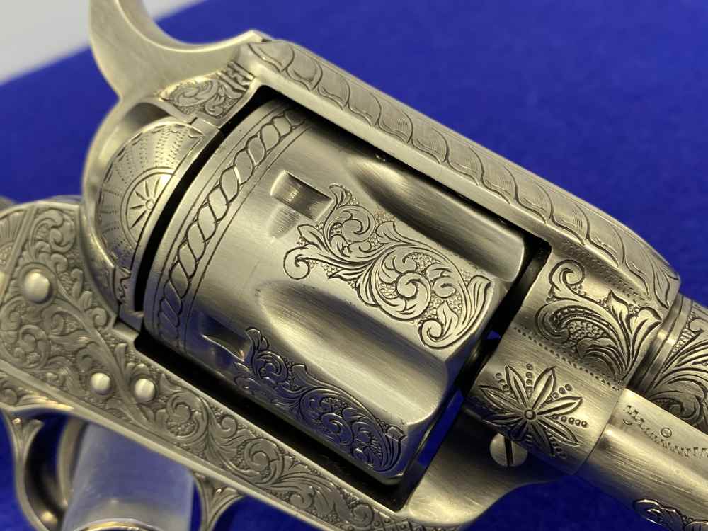 Colt Single Action Army .45 Colt -JERRY HARPER MASTER HAND FLORAL ENGRAVED--img-39