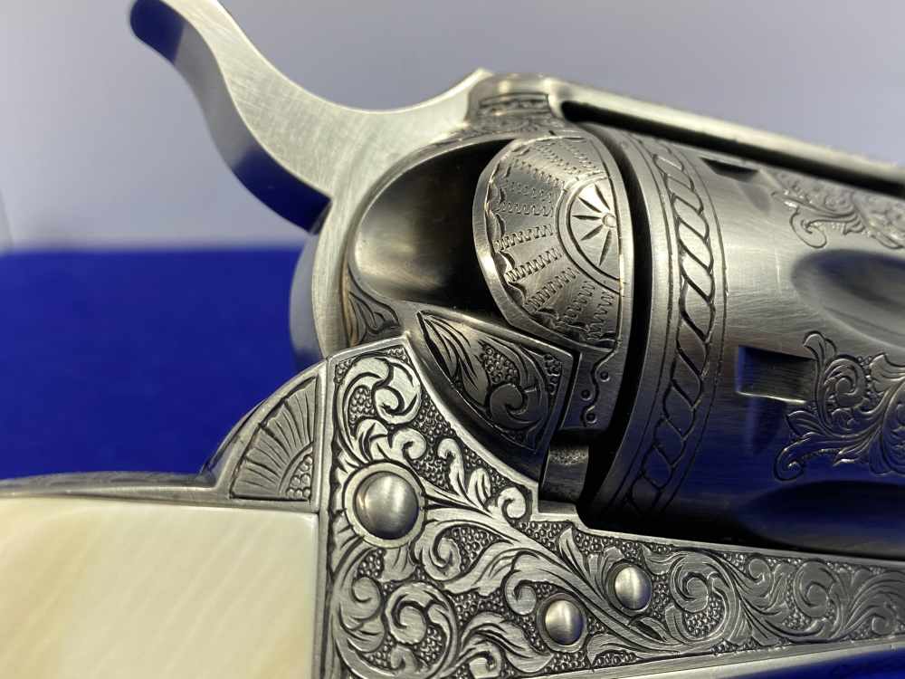 Colt Single Action Army .45 Colt -JERRY HARPER MASTER HAND FLORAL ENGRAVED--img-36