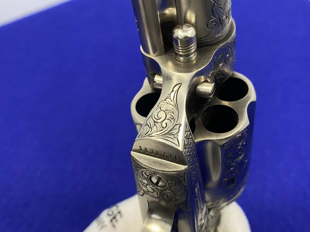 Colt Single Action Army .45 Colt -JERRY HARPER MASTER HAND FLORAL ENGRAVED--img-59