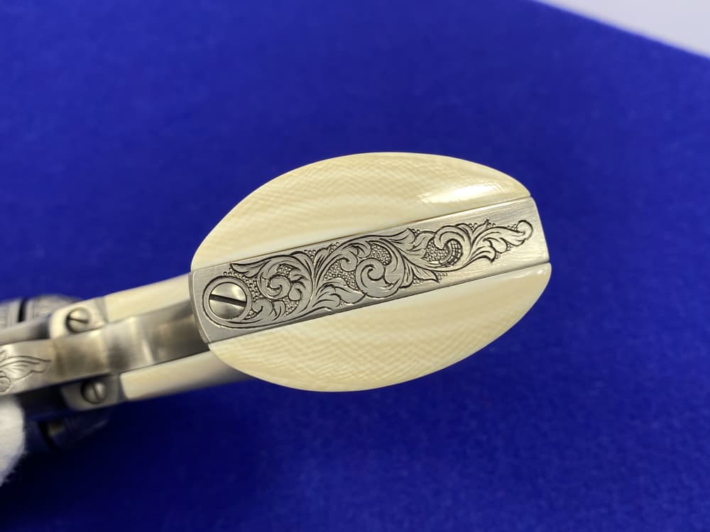 Colt Single Action Army .45 Colt -JERRY HARPER MASTER HAND FLORAL ENGRAVED--img-79