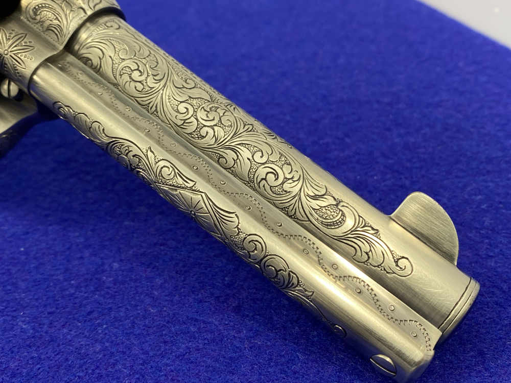 Colt Single Action Army .45 Colt -JERRY HARPER MASTER HAND FLORAL ENGRAVED--img-42