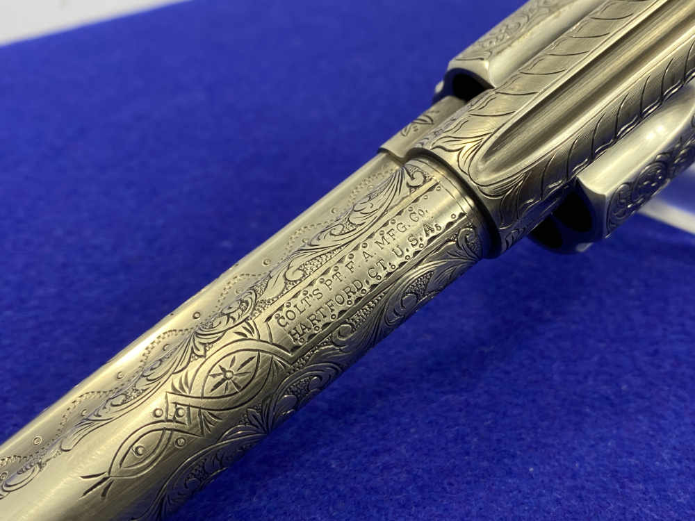 Colt Single Action Army .45 Colt -JERRY HARPER MASTER HAND FLORAL ENGRAVED--img-51