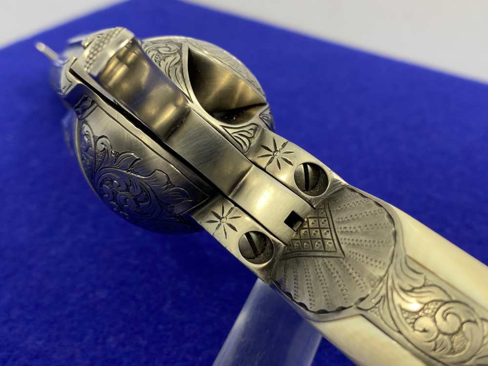 Colt Single Action Army .45 Colt -JERRY HARPER MASTER HAND FLORAL ENGRAVED--img-48