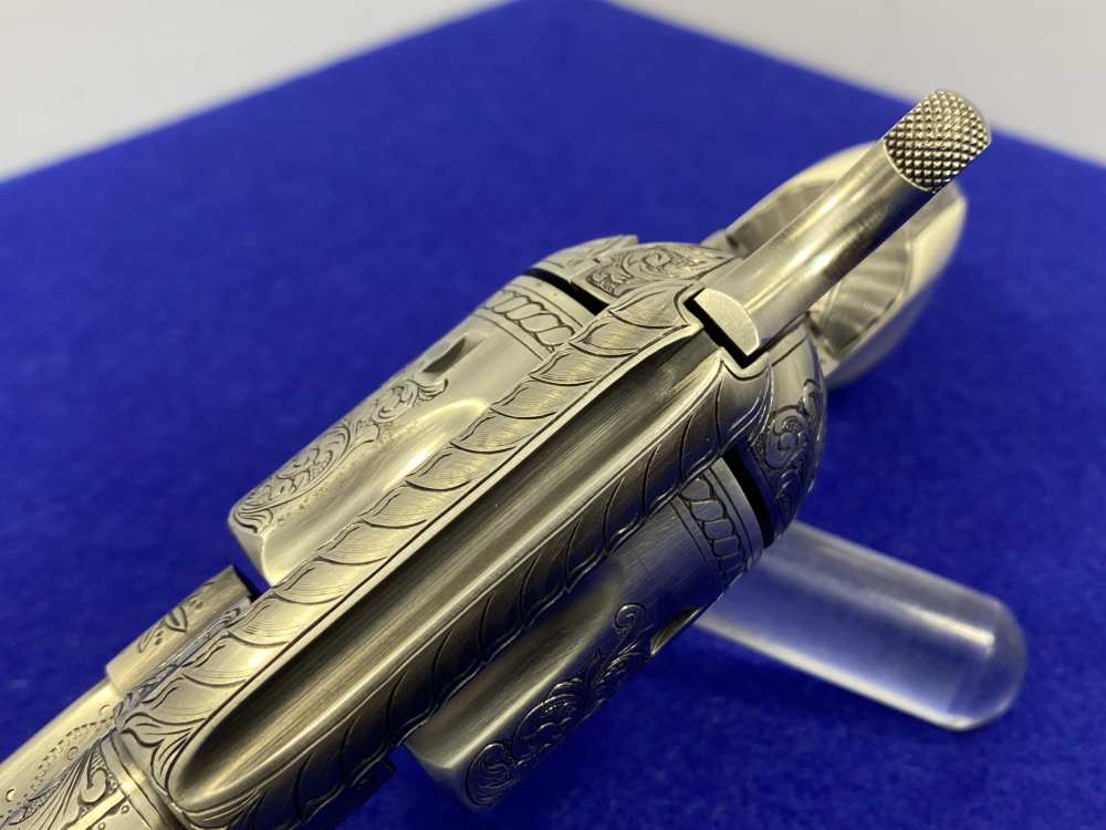 Colt Single Action Army .45 Colt -JERRY HARPER MASTER HAND FLORAL ENGRAVED--img-49