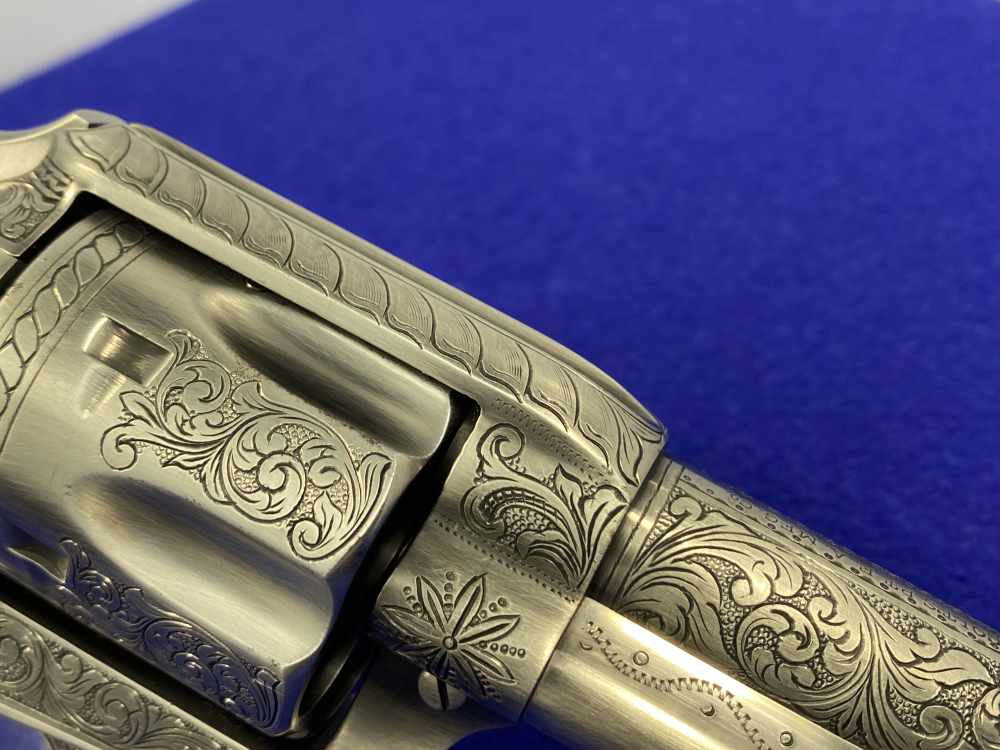 Colt Single Action Army .45 Colt -JERRY HARPER MASTER HAND FLORAL ENGRAVED--img-34