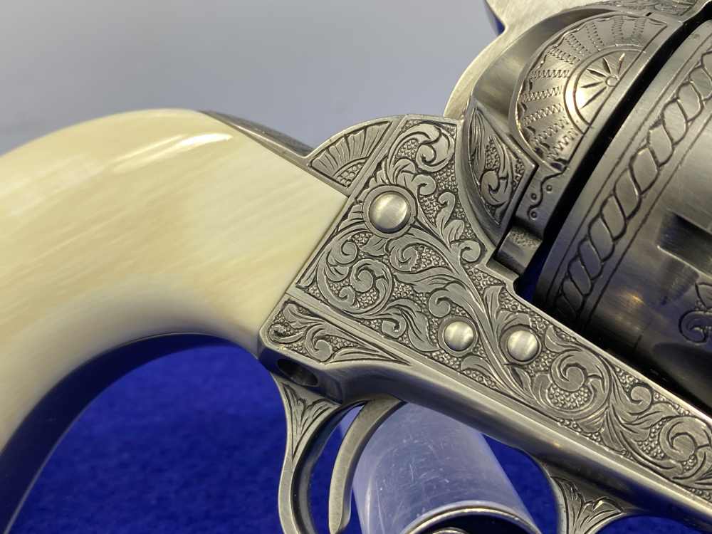 Colt Single Action Army .45 Colt -JERRY HARPER MASTER HAND FLORAL ENGRAVED--img-30