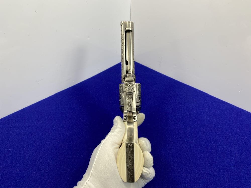 Colt Single Action Army .45 Colt -JERRY HARPER MASTER HAND FLORAL ENGRAVED--img-54