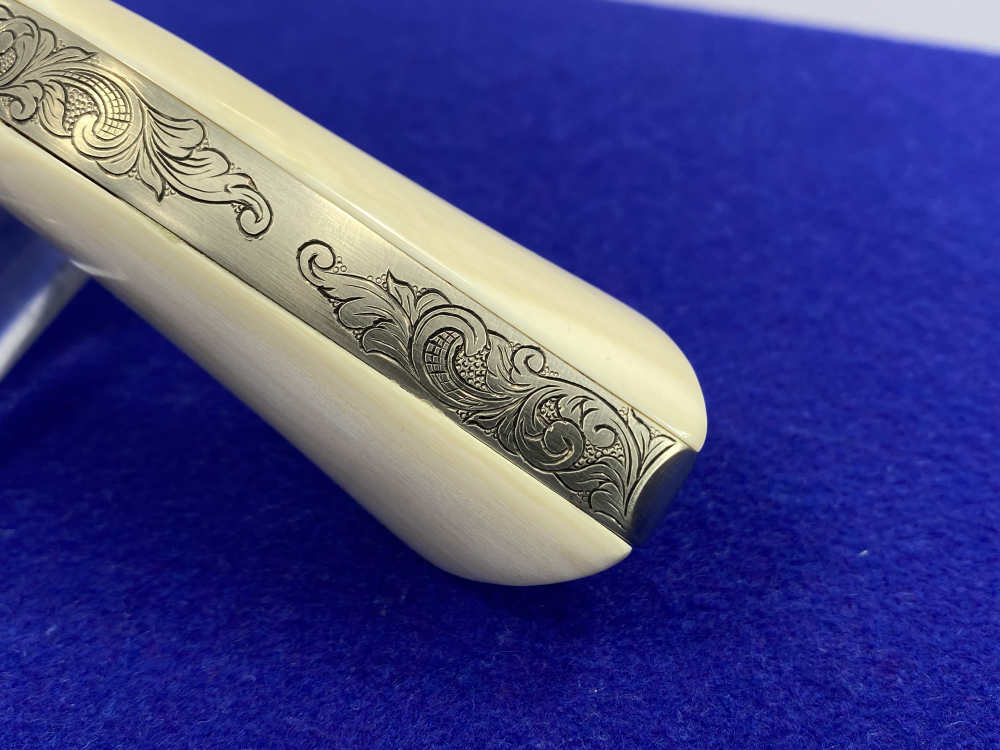 Colt Single Action Army .45 Colt -JERRY HARPER MASTER HAND FLORAL ENGRAVED--img-45