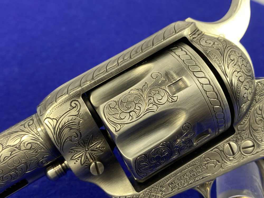 Colt Single Action Army .45 Colt -JERRY HARPER MASTER HAND FLORAL ENGRAVED--img-19