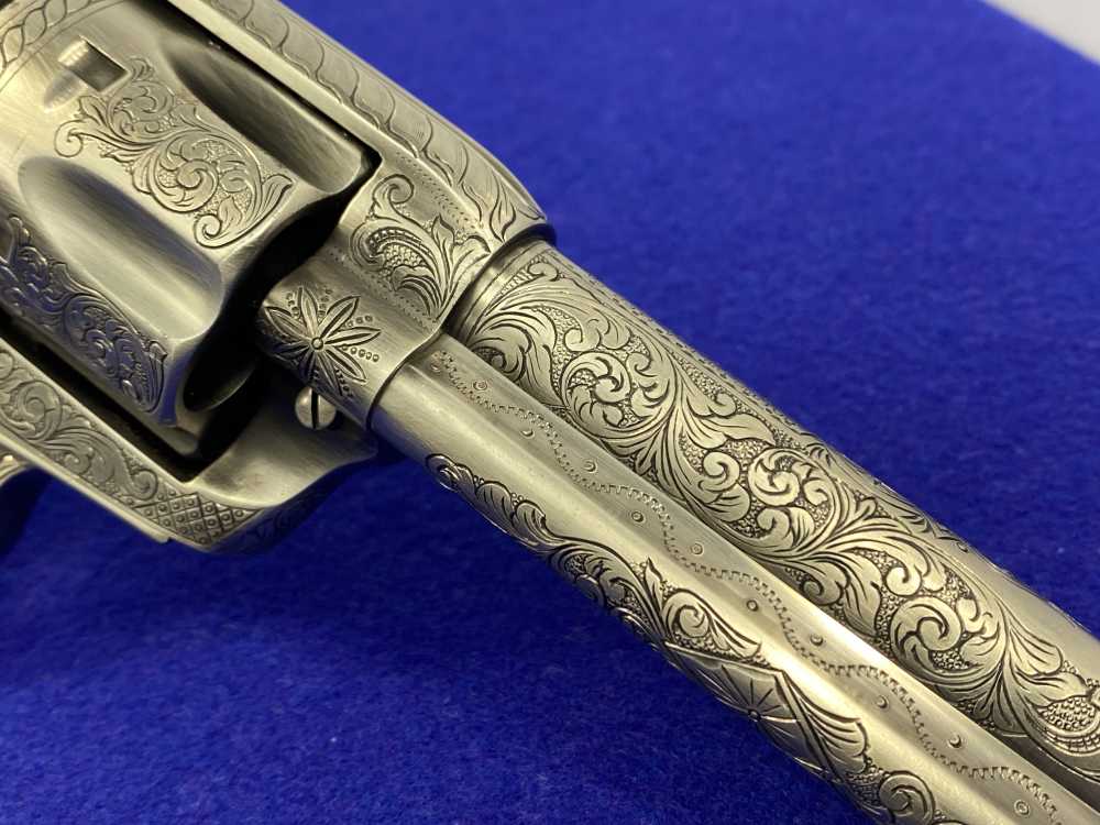 Colt Single Action Army .45 Colt -JERRY HARPER MASTER HAND FLORAL ENGRAVED--img-41