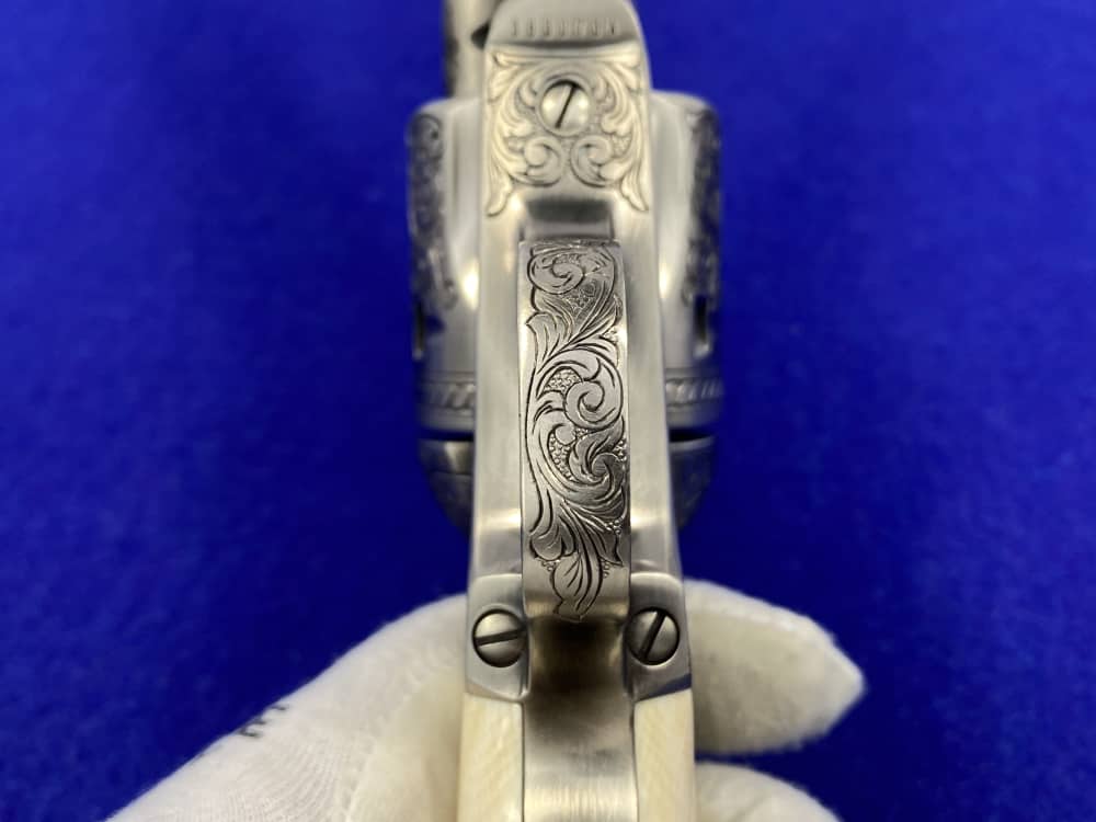 Colt Single Action Army .45 Colt -JERRY HARPER MASTER HAND FLORAL ENGRAVED--img-56