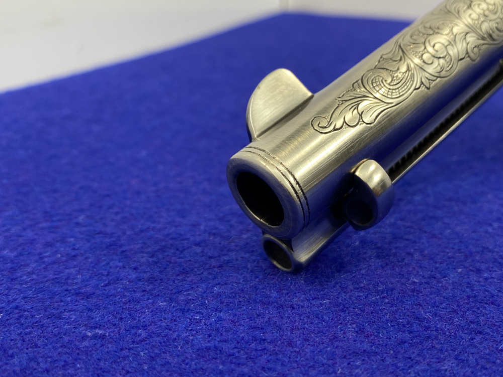 Colt Single Action Army .45 Colt -JERRY HARPER MASTER HAND FLORAL ENGRAVED--img-25