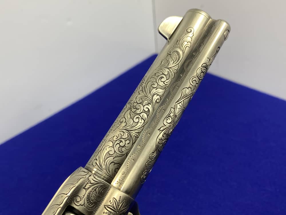 Colt Single Action Army .45 Colt -JERRY HARPER MASTER HAND FLORAL ENGRAVED--img-65