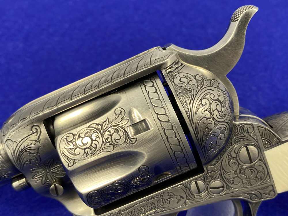 Colt Single Action Army .45 Colt -JERRY HARPER MASTER HAND FLORAL ENGRAVED--img-18