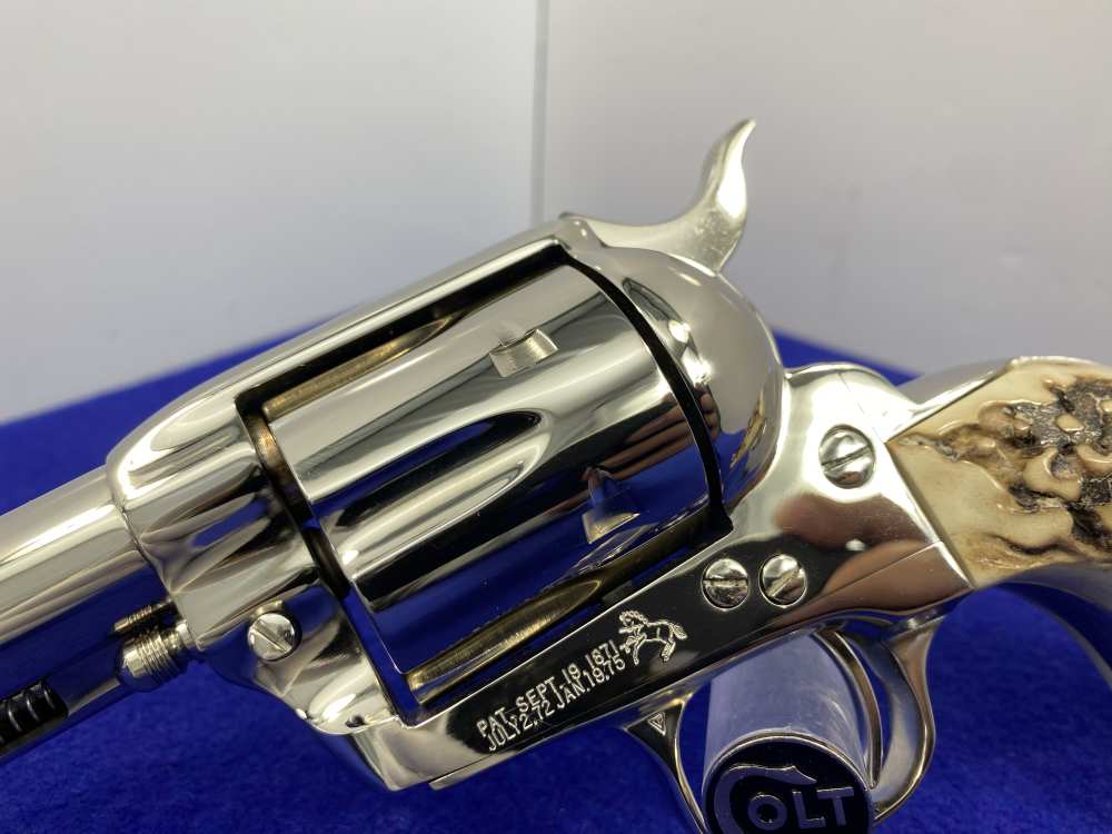 1988 Colt Single Action Army .45 -GENUINE SAMBAR STAGS PRISTINE EXAMPLE--img-15