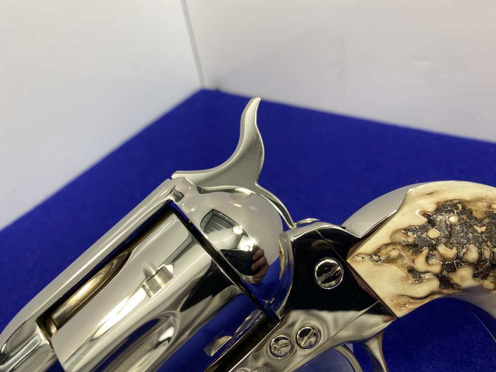 1988 Colt Single Action Army .45 -GENUINE SAMBAR STAGS PRISTINE EXAMPLE--img-14
