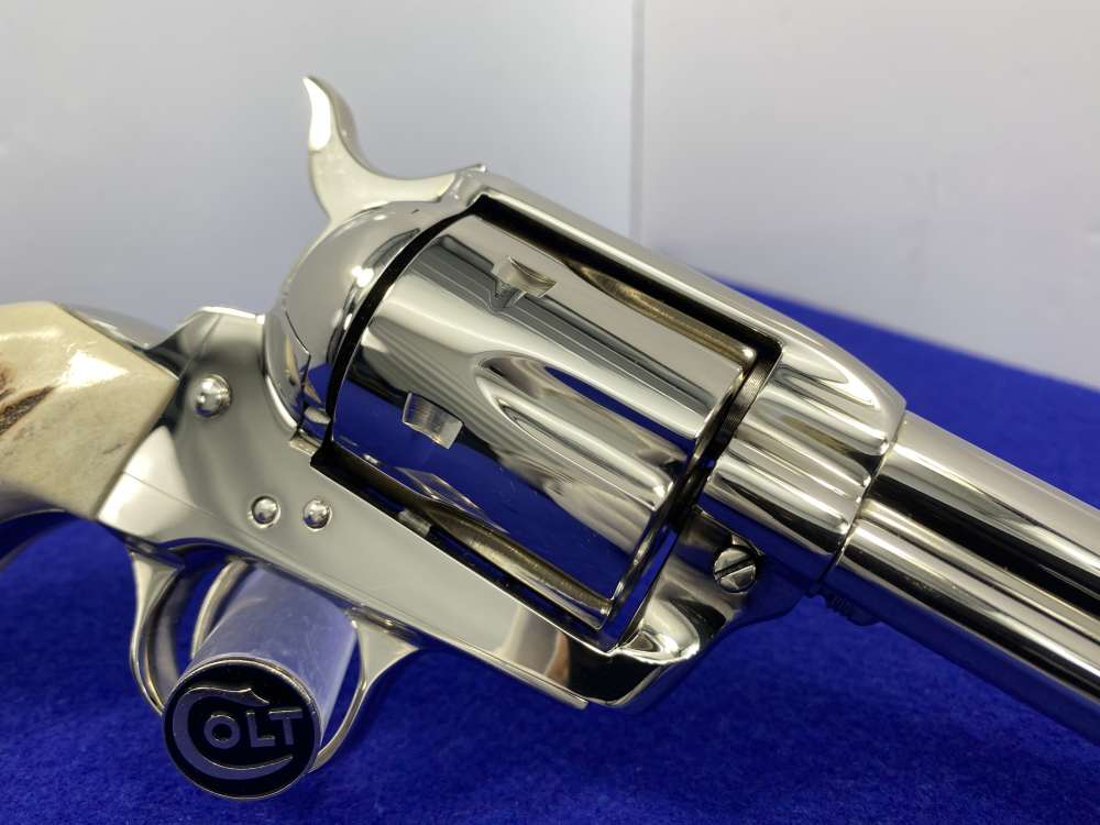 1988 Colt Single Action Army .45 -GENUINE SAMBAR STAGS PRISTINE EXAMPLE--img-27