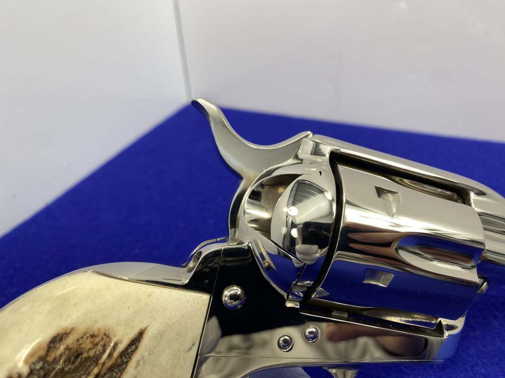 1988 Colt Single Action Army .45 -GENUINE SAMBAR STAGS PRISTINE EXAMPLE--img-26