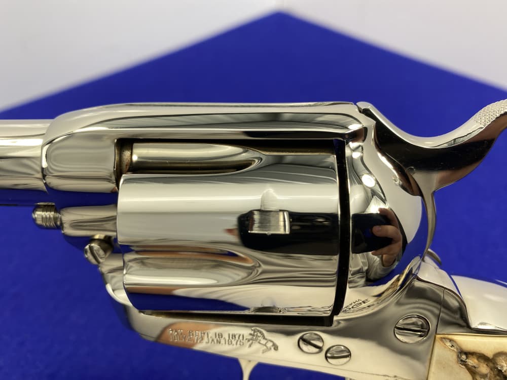 1988 Colt Single Action Army .45 -GENUINE SAMBAR STAGS PRISTINE EXAMPLE--img-52