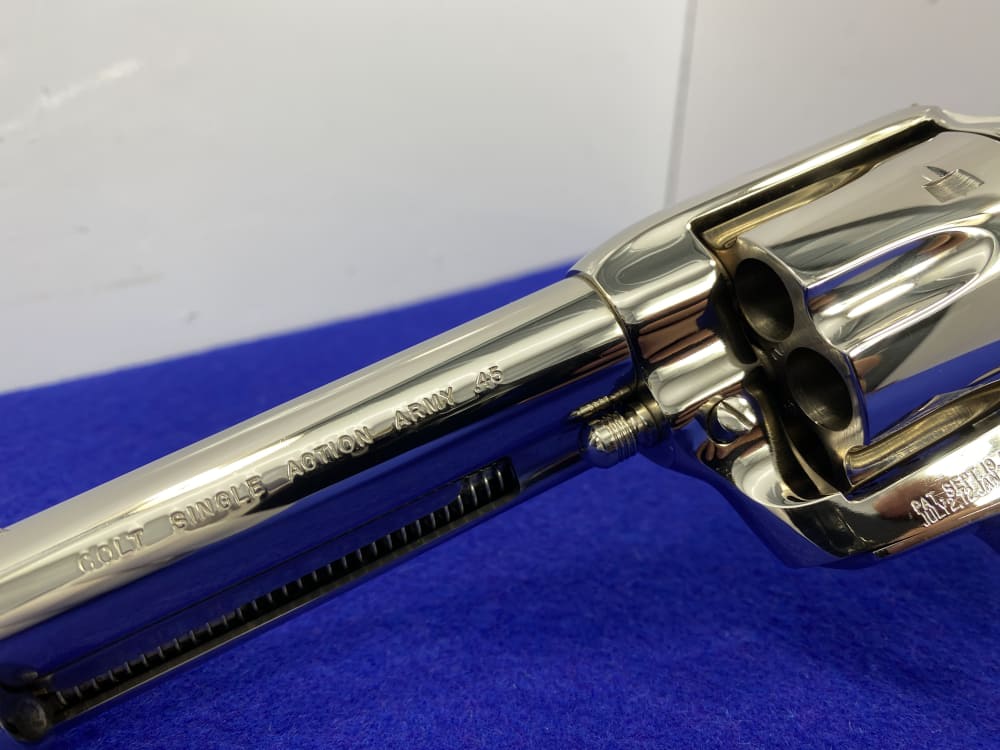 1988 Colt Single Action Army .45 -GENUINE SAMBAR STAGS PRISTINE EXAMPLE--img-16