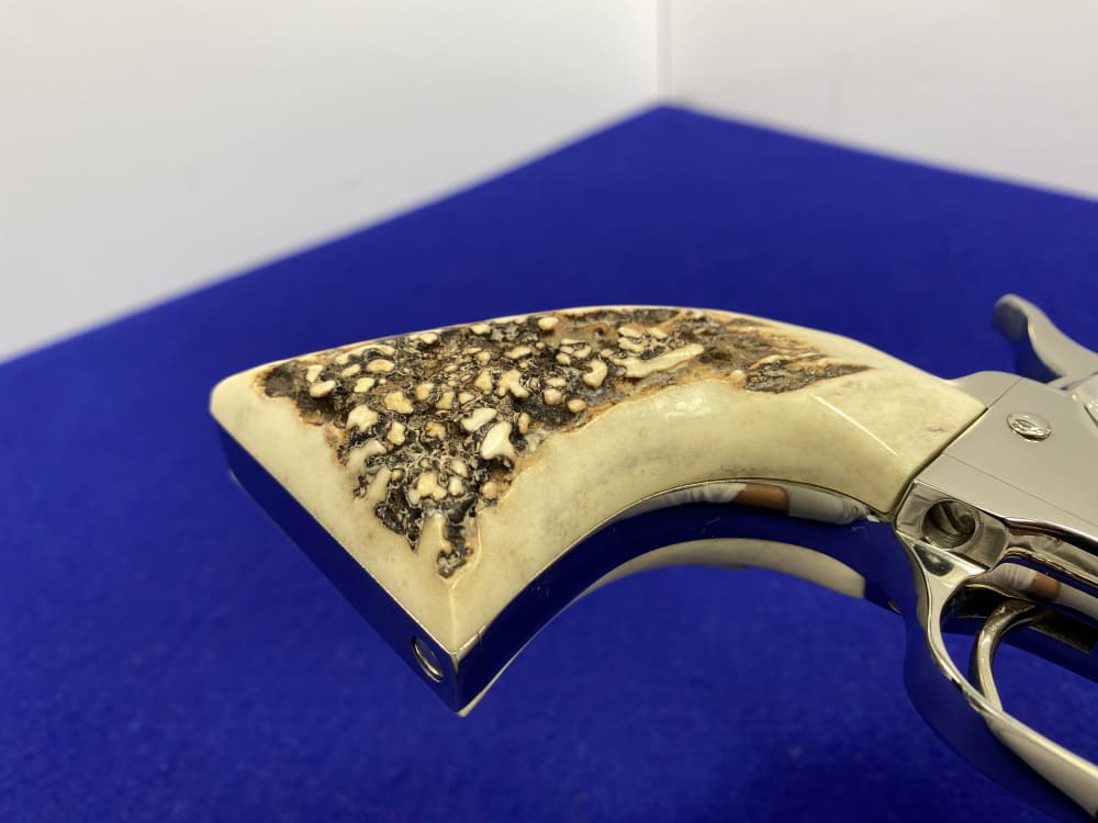 1988 Colt Single Action Army .45 -GENUINE SAMBAR STAGS PRISTINE EXAMPLE--img-59