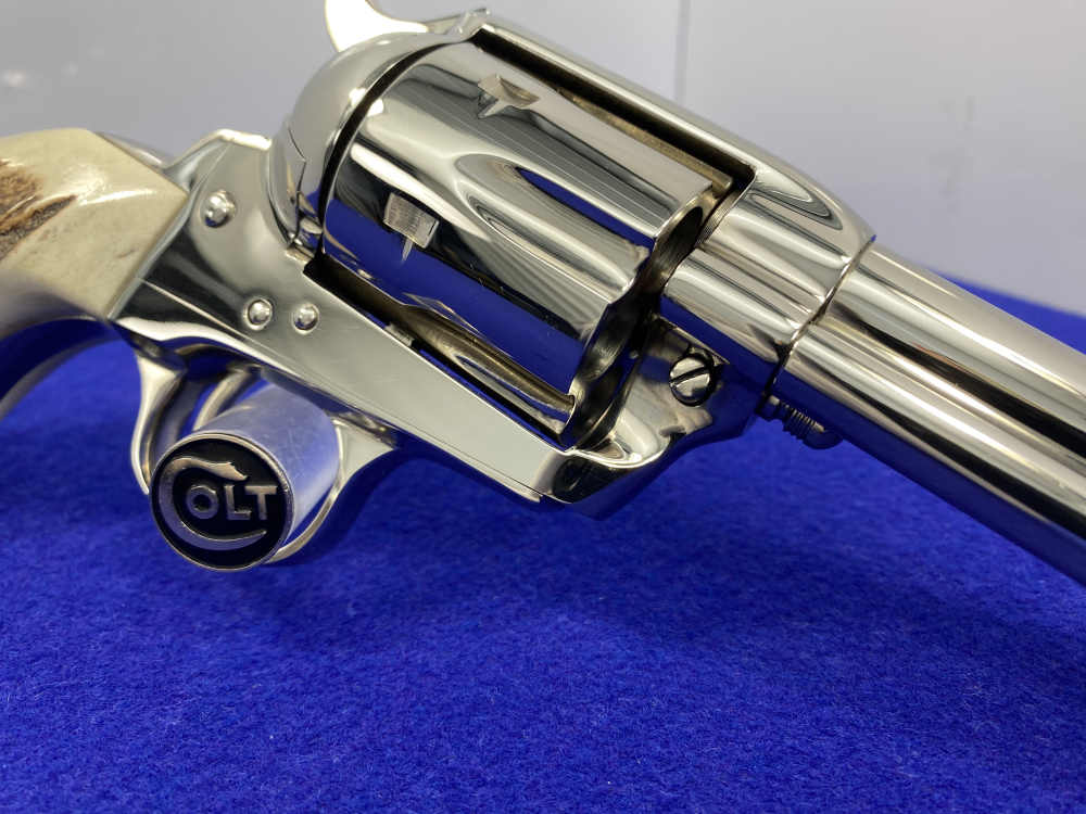 1988 Colt Single Action Army .45 -GENUINE SAMBAR STAGS PRISTINE EXAMPLE--img-23