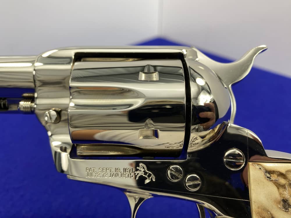 1988 Colt Single Action Army .45 -GENUINE SAMBAR STAGS PRISTINE EXAMPLE--img-51