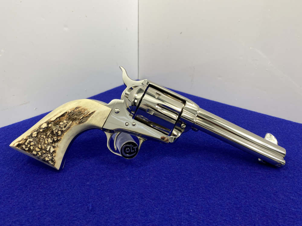 1988 Colt Single Action Army .45 -GENUINE SAMBAR STAGS PRISTINE EXAMPLE--img-19